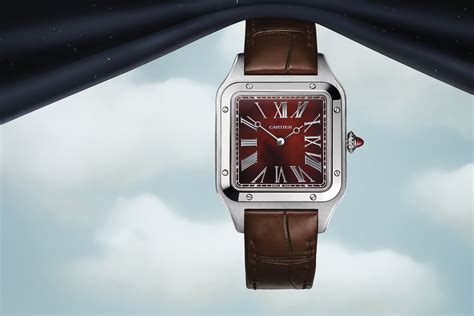 cartier santos dumont rewind watch.